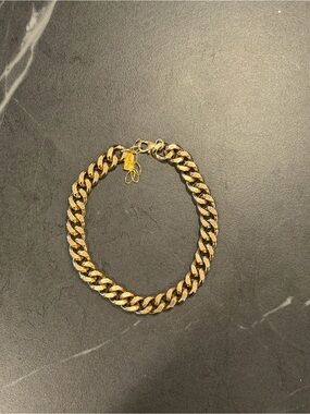 Electric Picks Gold Chain Anklet